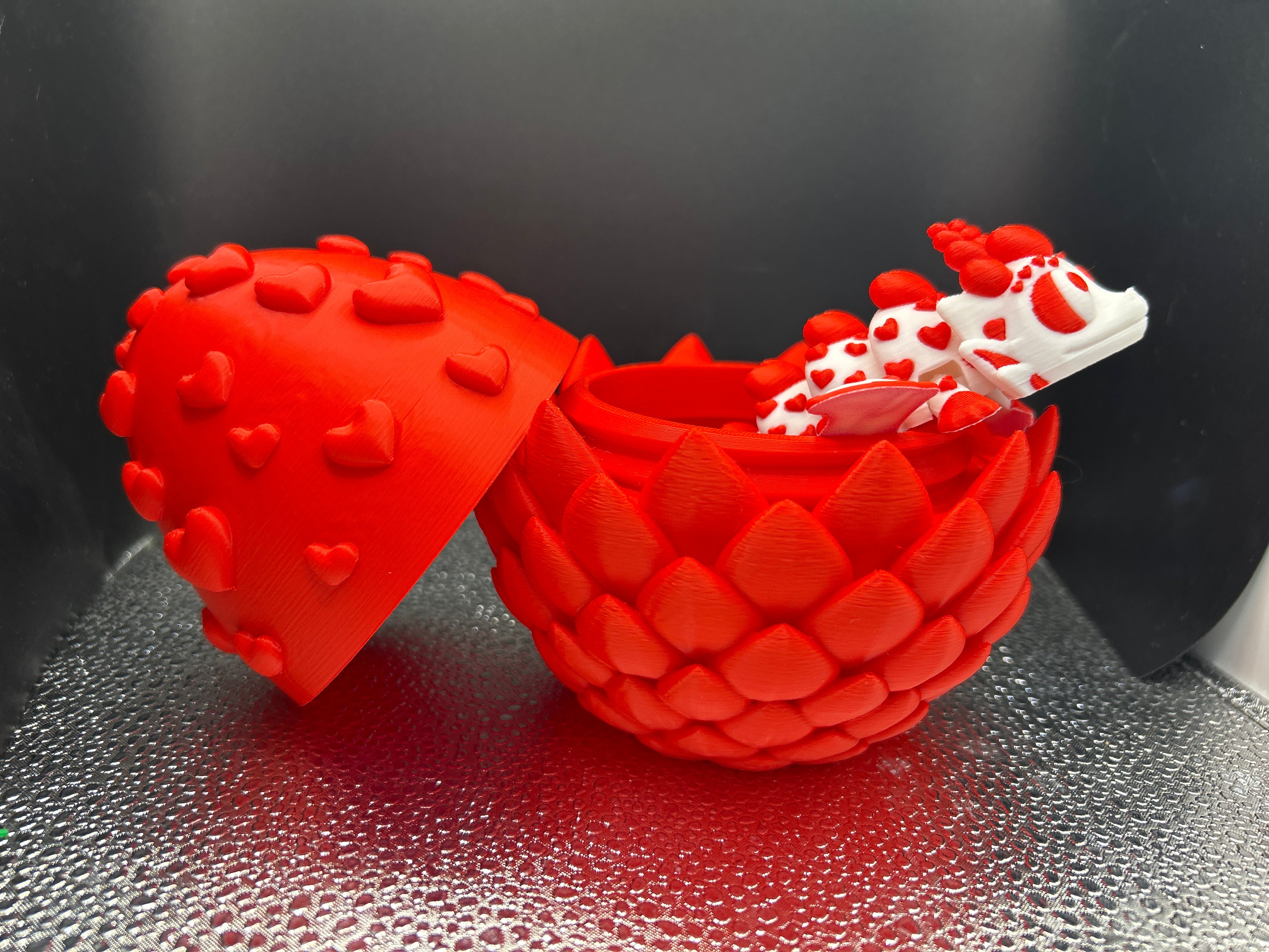 Baby Heart Dragon and Egg