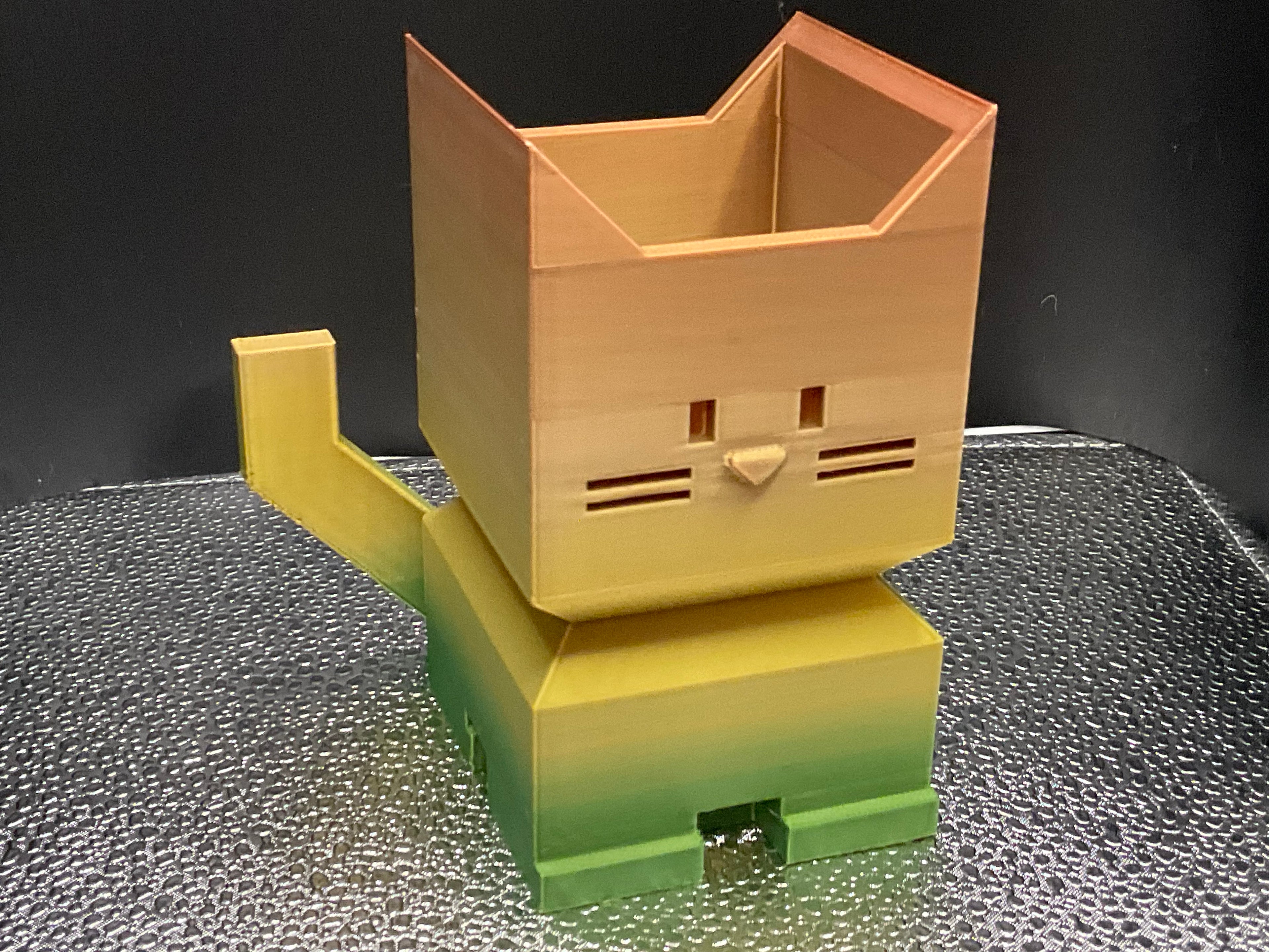 Desk Cups (Geometric And Kitty)