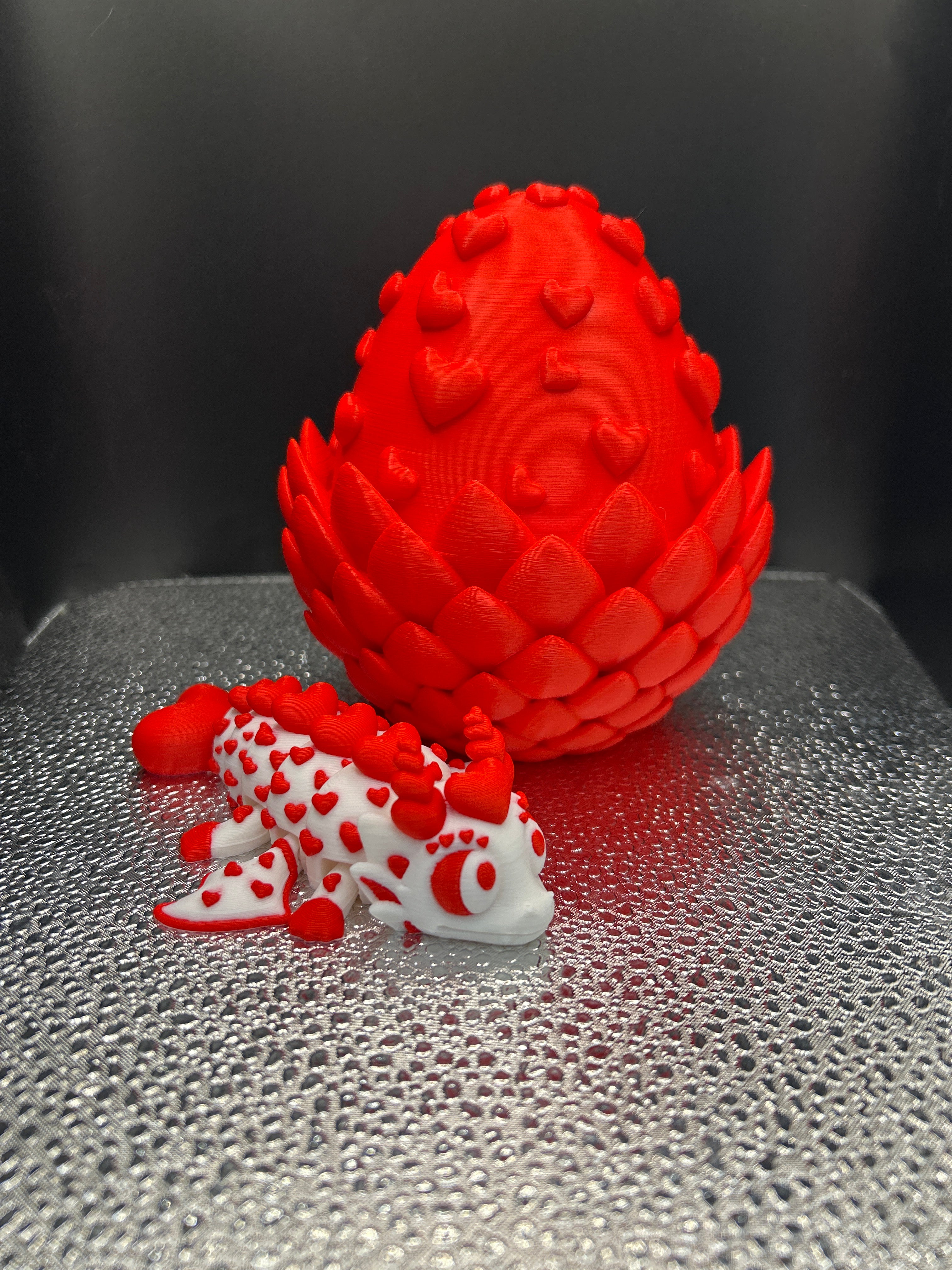 Baby Heart Dragon and Egg