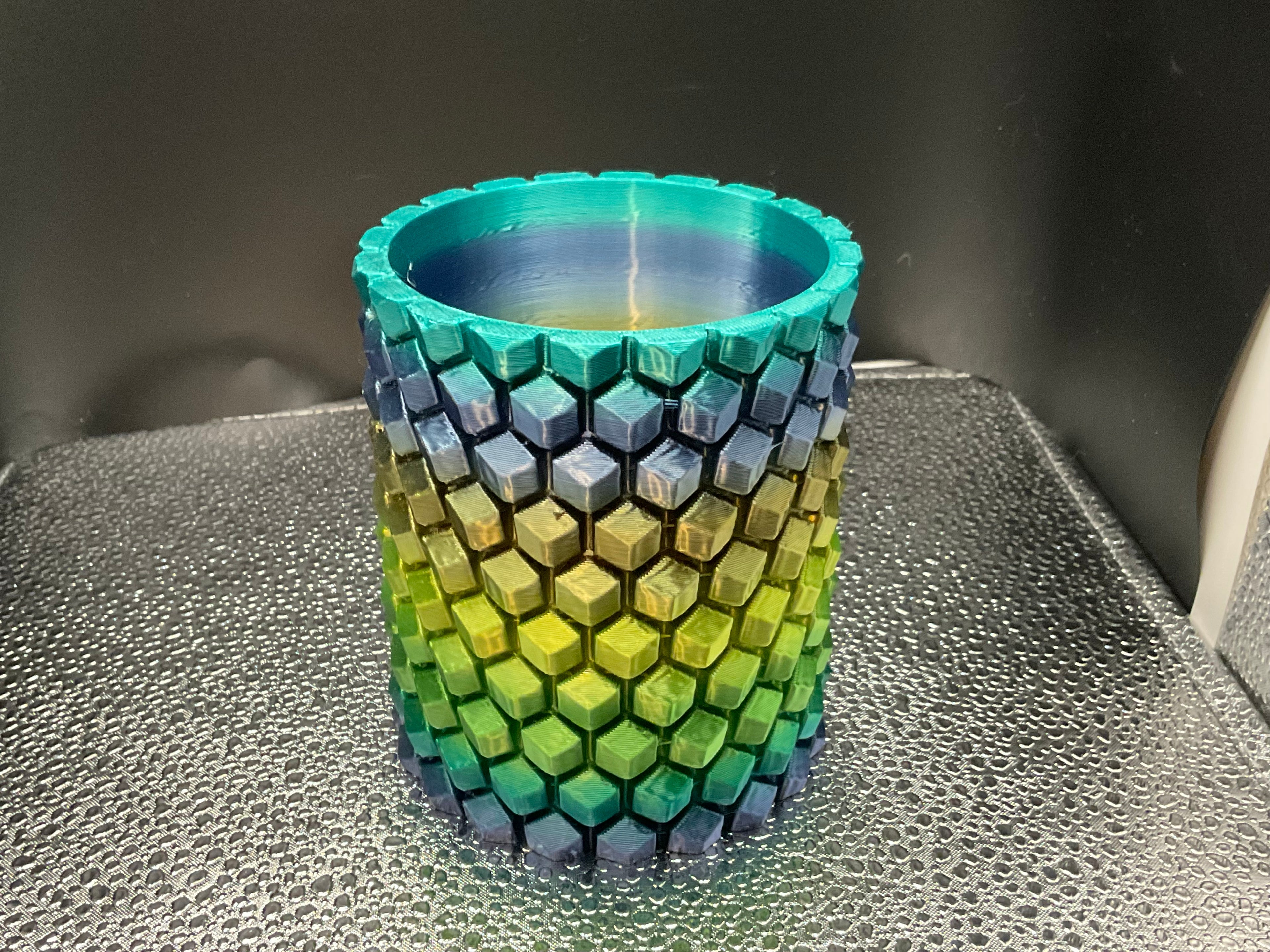 Desk Cups (Geometric And Kitty)