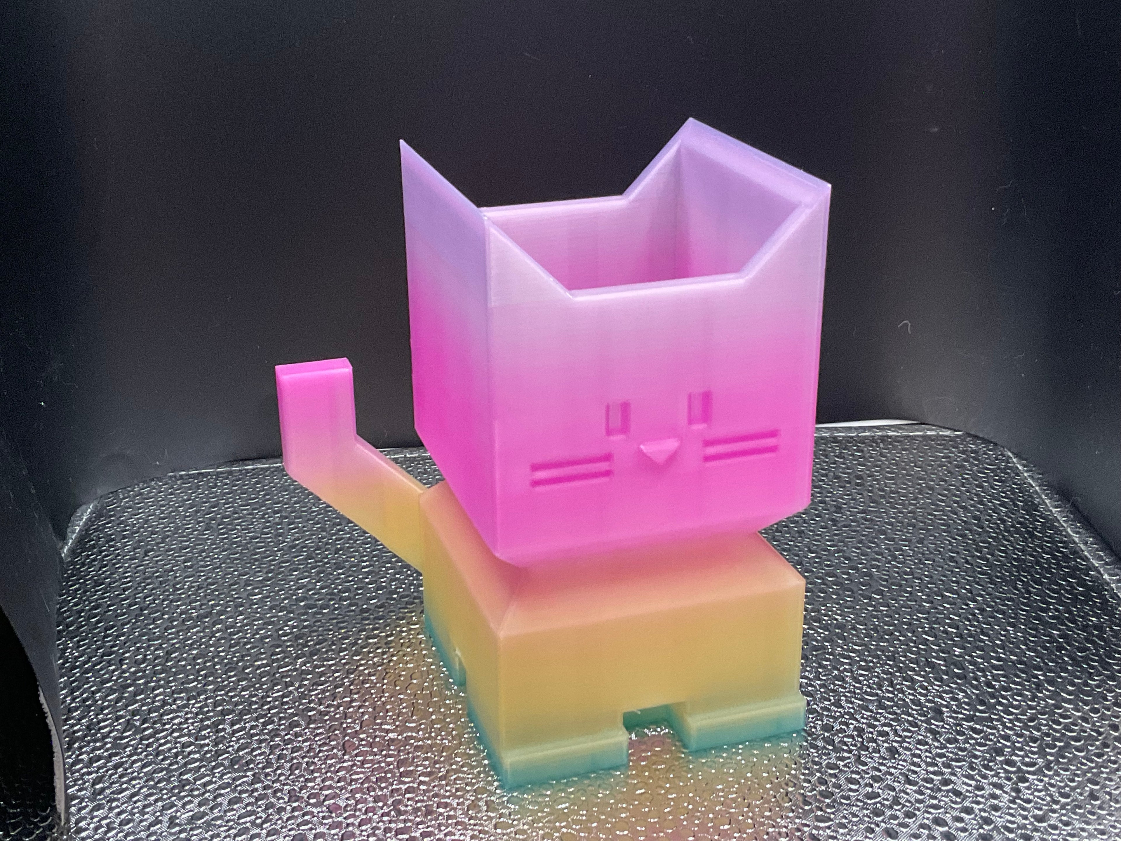 Desk Cups (Geometric And Kitty)