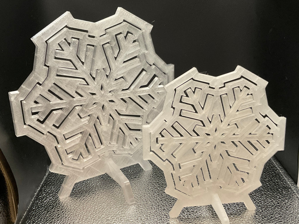 Spinning Snowflakes